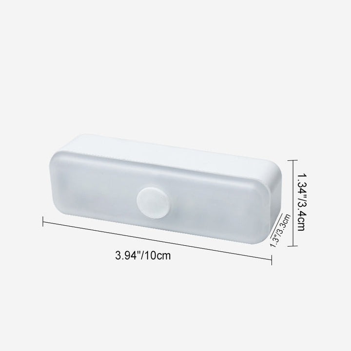 Modern Minimalist Rechargeable Magnetic Suction Cup Plastic Strip Rectangular LED Wall Light Night Light For Studying | Kalsten