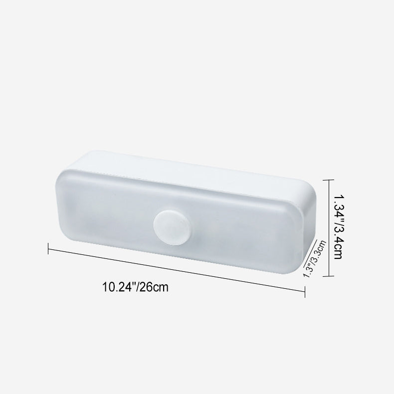 Modern Minimalist Rechargeable Magnetic Suction Cup Plastic Strip Rectangular LED Wall Light Night Light For Studying | Kalsten
