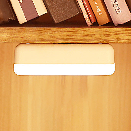 Modern Minimalist Rechargeable Magnetic Suction Cup Plastic Strip Rectangular LED Wall Light Night Light For Studying | Kalsten