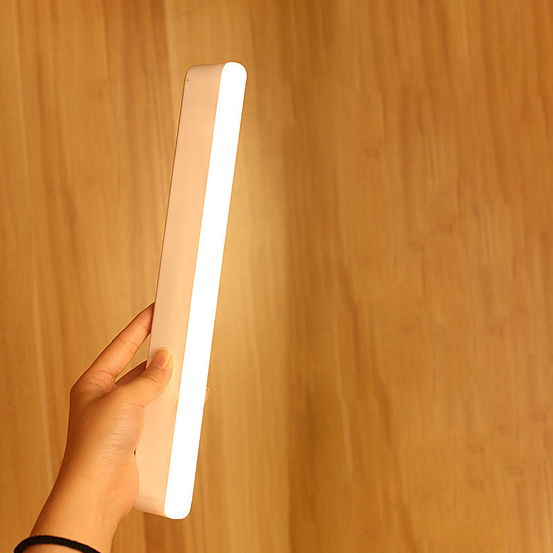 Modern Minimalist Rechargeable Magnetic Suction Cup Plastic Strip Rectangular LED Wall Light Night Light For Studying | Kalsten