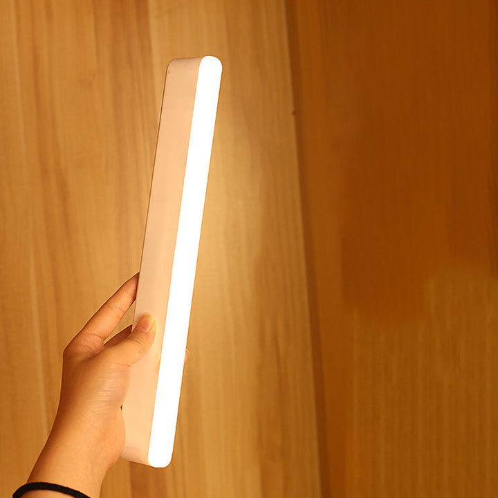 Modern Minimalist Rechargeable Magnetic Suction Cup Plastic Strip Rectangular LED Wall Light Night Light For Studying | Kalsten
