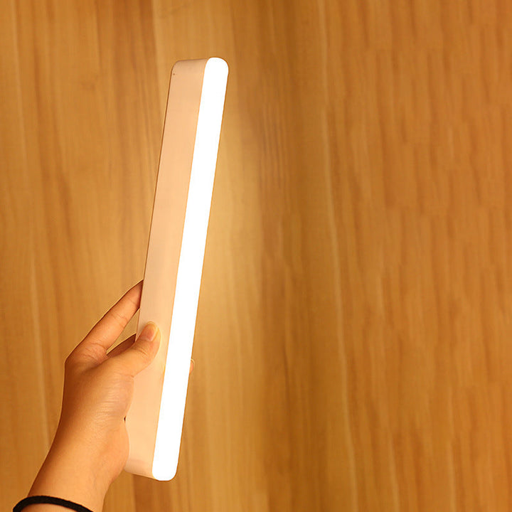 Modern Minimalist Rechargeable Magnetic Suction Cup Plastic Strip Rectangular LED Wall Light Night Light For Studying | Kalsten