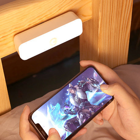 Modern Minimalist Rechargeable Magnetic Suction Cup Plastic Strip Rectangular LED Wall Light Night Light For Studying | Kalsten