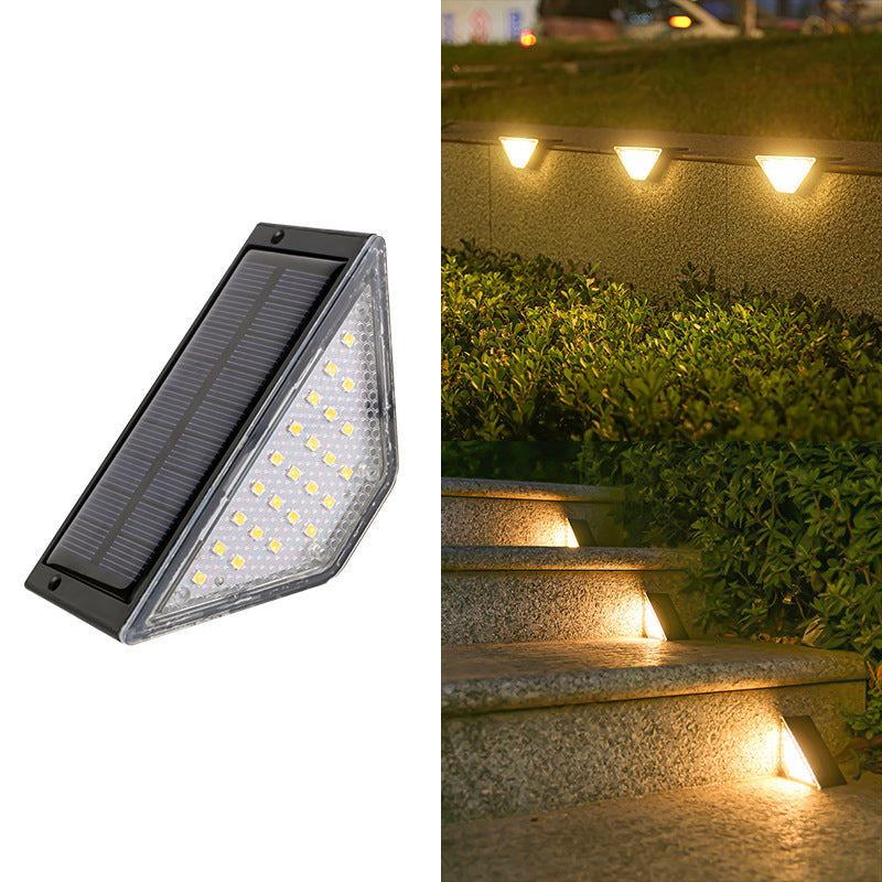 Modern Simplicity Solar Waterproof ABS PS Triangle LED Landscape Lighting Outdoor Light For Outdoor Patio | Kalsten