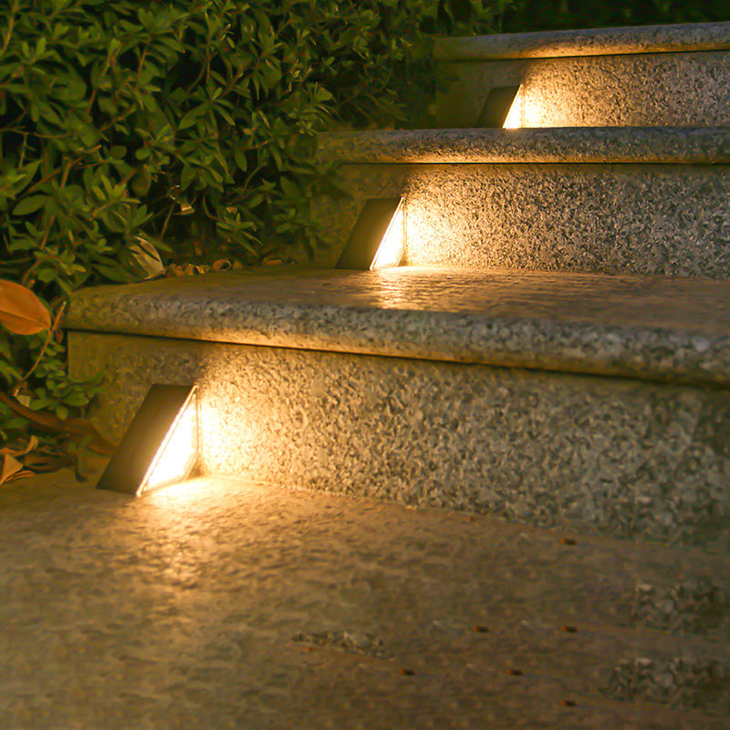 Modern Simplicity Solar Waterproof ABS PS Triangle LED Landscape Lighting Outdoor Light For Outdoor Patio | Kalsten