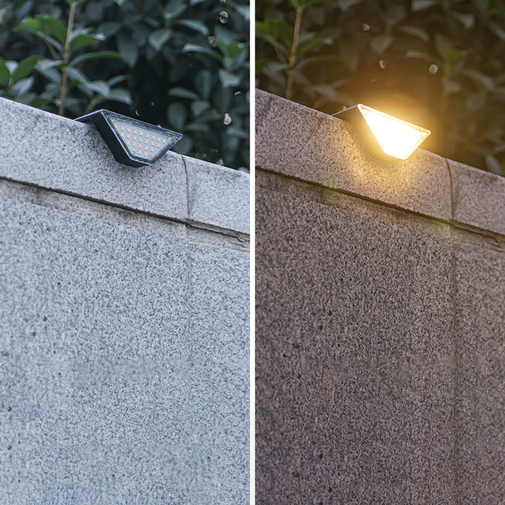 Modern Simplicity Solar Waterproof ABS PS Triangle LED Landscape Lighting Outdoor Light For Outdoor Patio | Kalsten