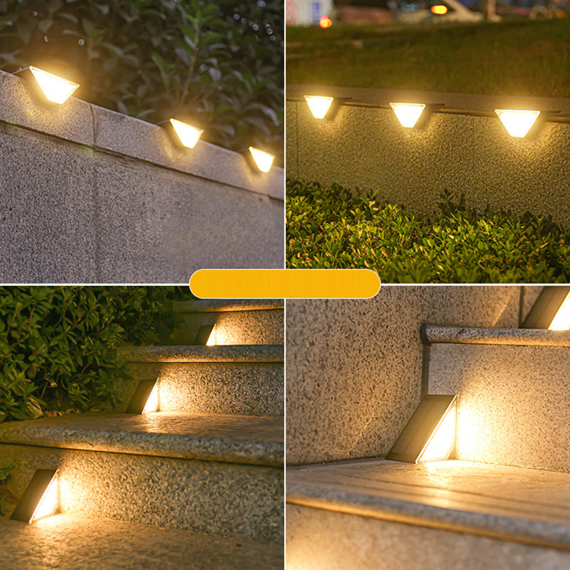 Modern Simplicity Solar Waterproof ABS PS Triangle LED Landscape Lighting Outdoor Light For Outdoor Patio | Kalsten