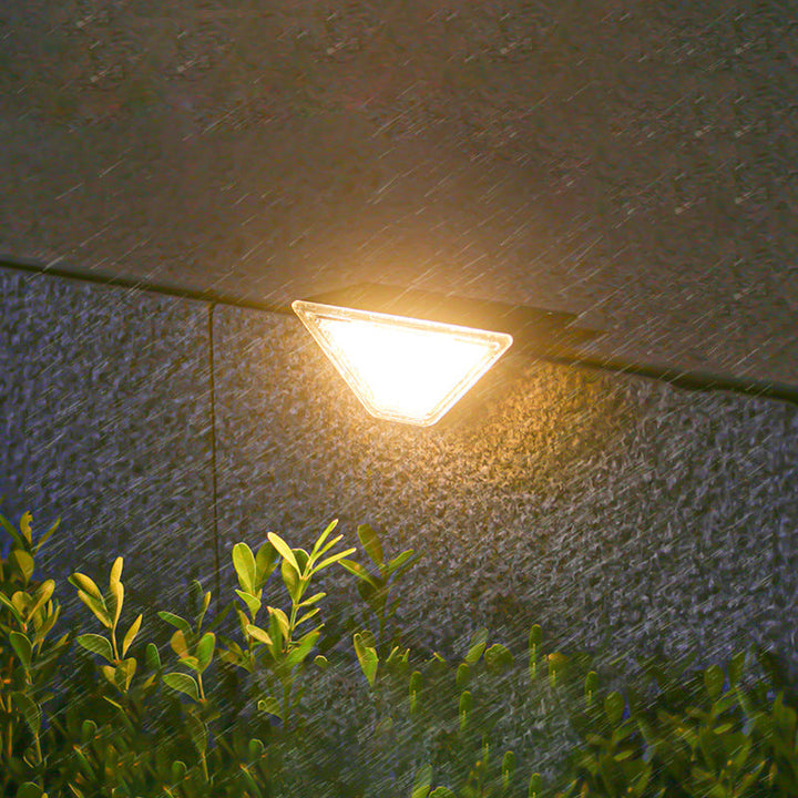 Modern Simplicity Solar Waterproof ABS PS Triangle LED Landscape Lighting Outdoor Light For Outdoor Patio | Kalsten