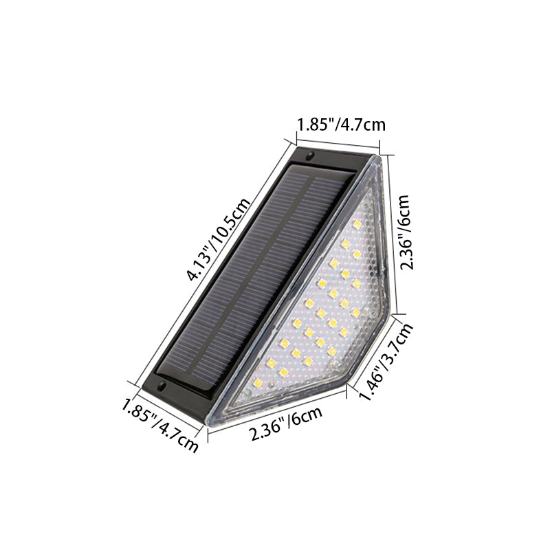Modern Simplicity Solar Waterproof ABS PS Triangle LED Landscape Lighting Outdoor Light For Outdoor Patio | Kalsten