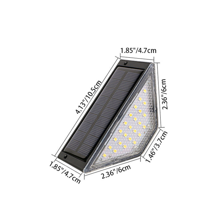 Modern Simplicity Solar Waterproof ABS PS Triangle LED Landscape Lighting Outdoor Light For Outdoor Patio | Kalsten