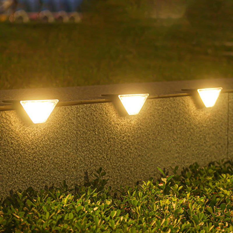 Modern Simplicity Solar Waterproof ABS PS Triangle LED Landscape Lighting Outdoor Light For Outdoor Patio | Kalsten