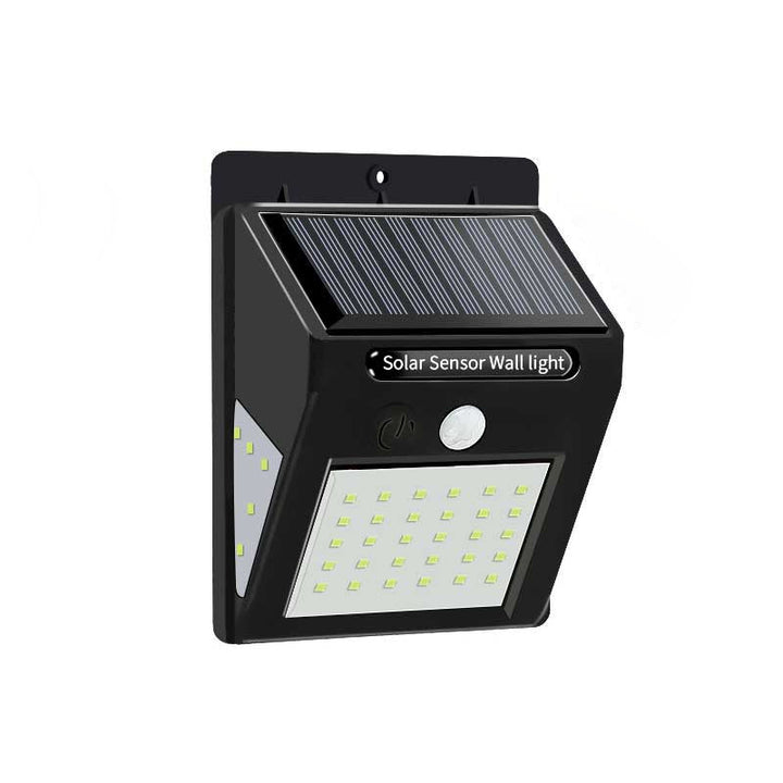 Modern Simplicity Solar Waterproof Motion Sensor ABS Rectangular LED Wall Sconce Lamp For Outdoor Patio | Kalsten
