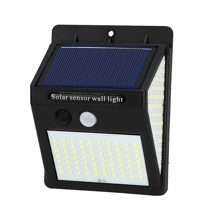 Modern Simplicity Solar Waterproof Motion Sensor ABS Rectangular LED Wall Sconce Lamp For Outdoor Patio | Kalsten