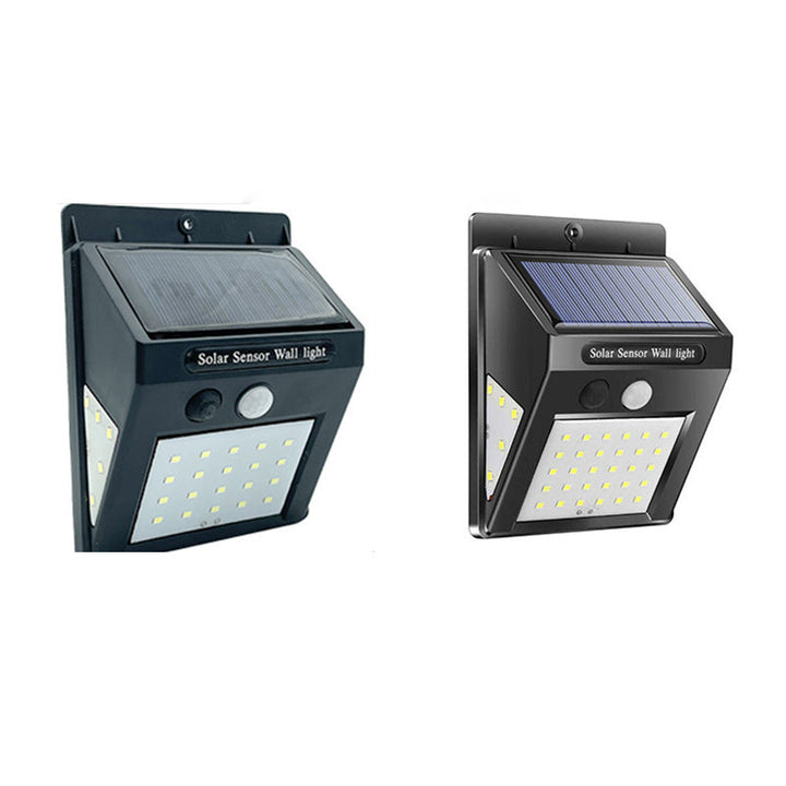 Modern Simplicity Solar Waterproof Motion Sensor ABS Rectangular LED Wall Sconce Lamp For Outdoor Patio | Kalsten