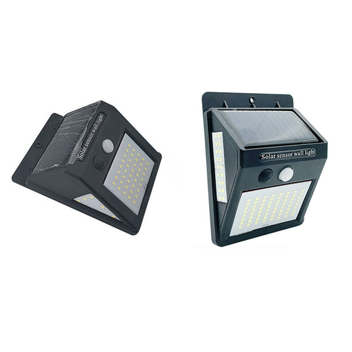 Modern Simplicity Solar Waterproof Motion Sensor ABS Rectangular LED Wall Sconce Lamp For Outdoor Patio | Kalsten