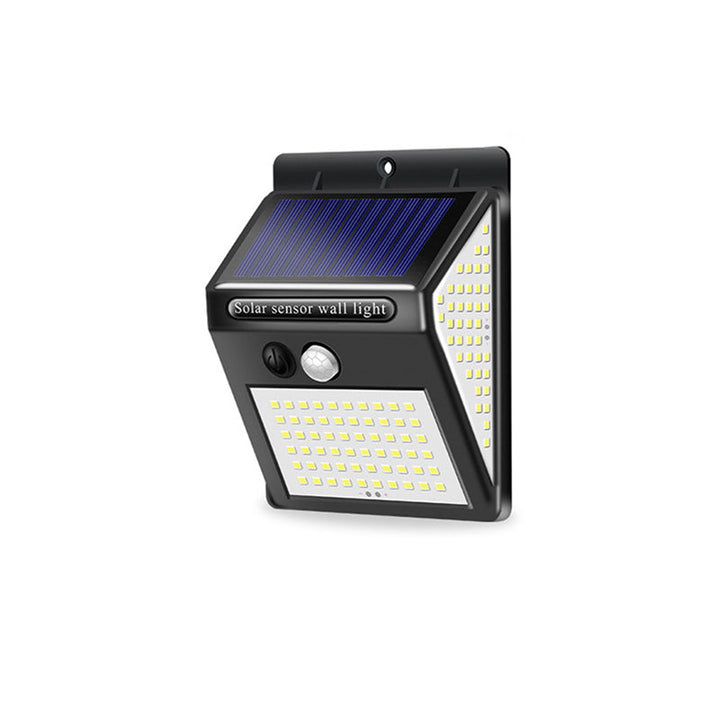 Modern Simplicity Solar Waterproof Motion Sensor ABS Rectangular LED Wall Sconce Lamp For Outdoor Patio | Kalsten