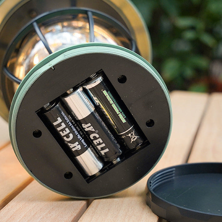 Contemporary Retro Waterproof Rechargeable/Battery ABS PS PP Steel Lantern Hanging LED Table Lamp Outdoor Light For Garden | Kalsten