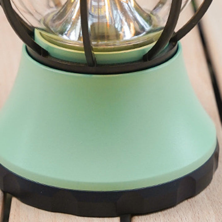 Contemporary Retro Waterproof Rechargeable/Battery ABS PS PP Steel Lantern Hanging LED Table Lamp Outdoor Light For Garden | Kalsten