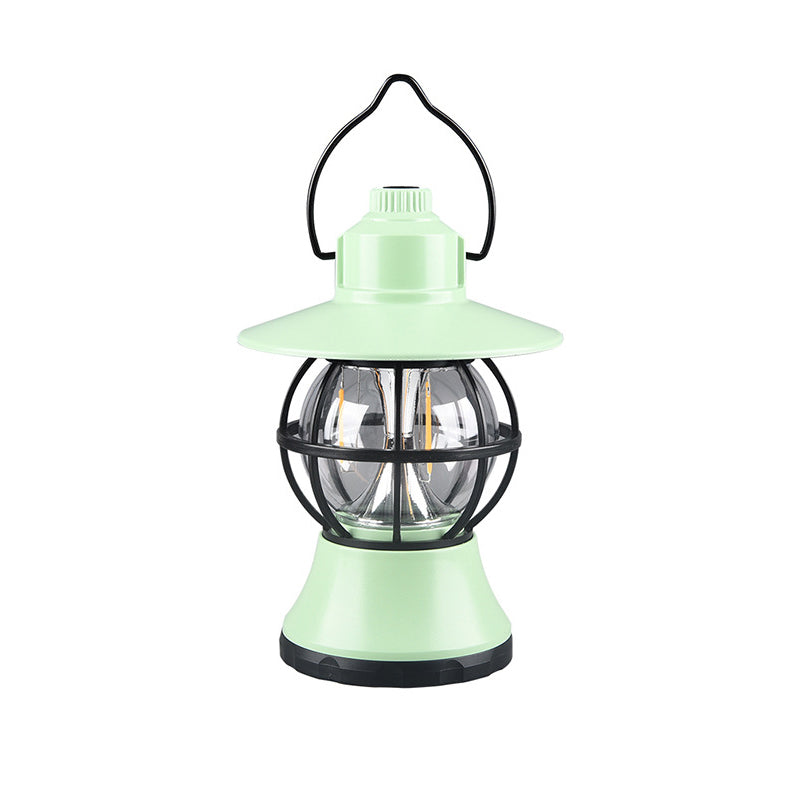 Contemporary Retro Waterproof Rechargeable/Battery ABS PS PP Steel Lantern Hanging LED Table Lamp Outdoor Light For Garden | Kalsten