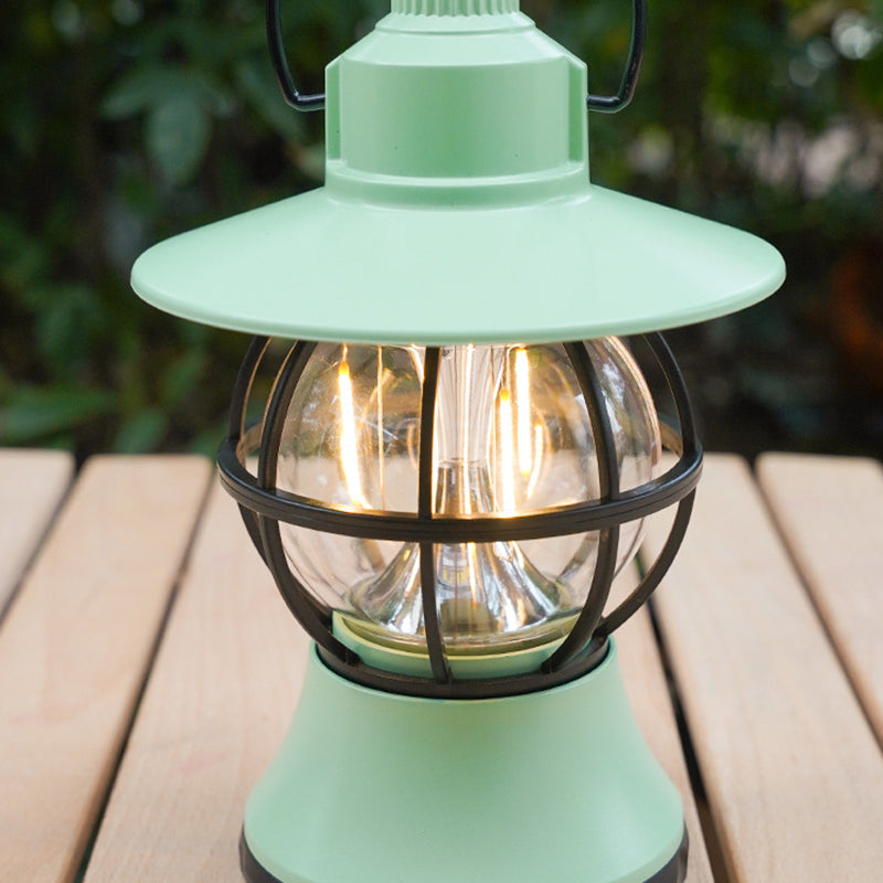 Contemporary Retro Waterproof Rechargeable/Battery ABS PS PP Steel Lantern Hanging LED Table Lamp Outdoor Light For Garden | Kalsten