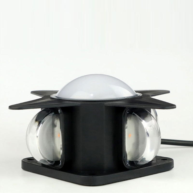 Contemporary Creative Waterproof Aluminum Acrylic PC Cross Star LED Wall Sconce Lamp For Outdoor Patio | Kalsten