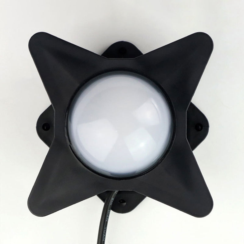 Contemporary Creative Waterproof Aluminum Acrylic PC Cross Star LED Wall Sconce Lamp For Outdoor Patio | Kalsten