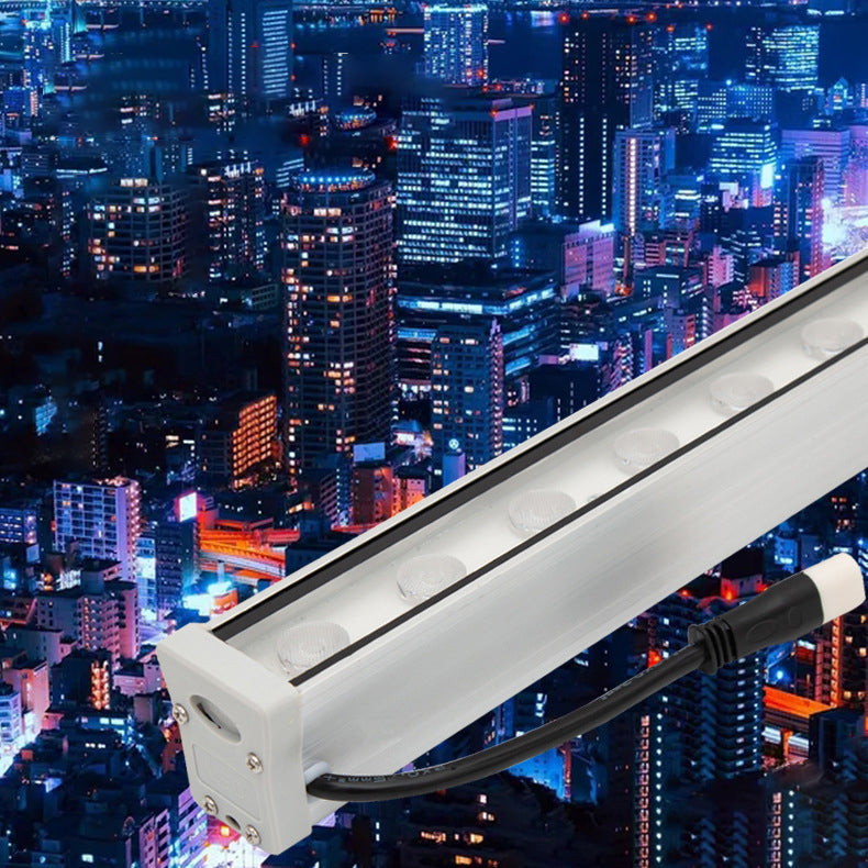 Modern Simplicity Waterproof Aluminum Reinforced Glass Strip Rectangular LED Wall Sconce Lamp For Outdoor Patio | Kalsten