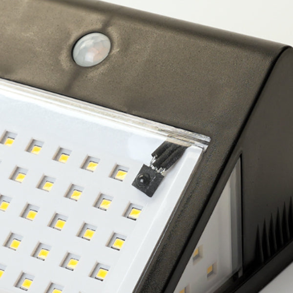 Modern Simplicity Solar Waterproof Triangle ABS PC Human Sensor LED Wall Sconce Lamp Outdoor Light For Outdoor Patio | Kalsten