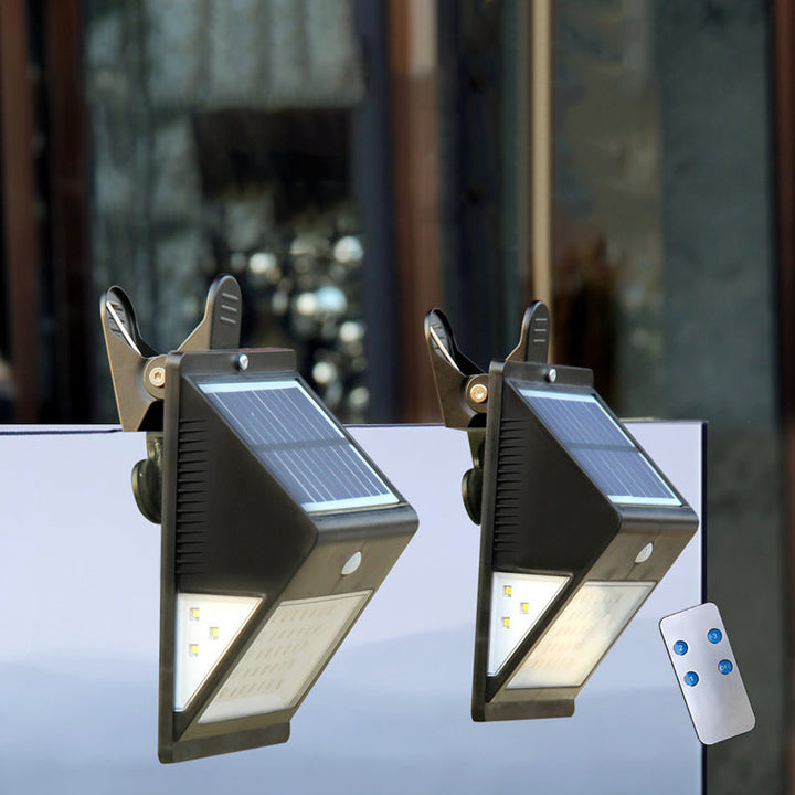 Modern Simplicity Solar Waterproof Triangle ABS PC Human Sensor LED Wall Sconce Lamp Outdoor Light For Outdoor Patio | Kalsten