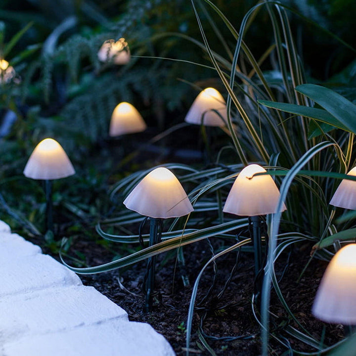Contemporary Creative Solar Battery Waterproof PVC Mushroom LED Outdoor Light Landscape Lighting For Garden | Kalsten