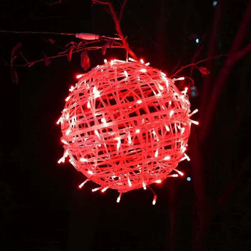 Modern Art Deco Waterproof PVC Hanging Ball Decoration LED Outdoor Pendant Light Outdoor Light For Garden | Kalsten