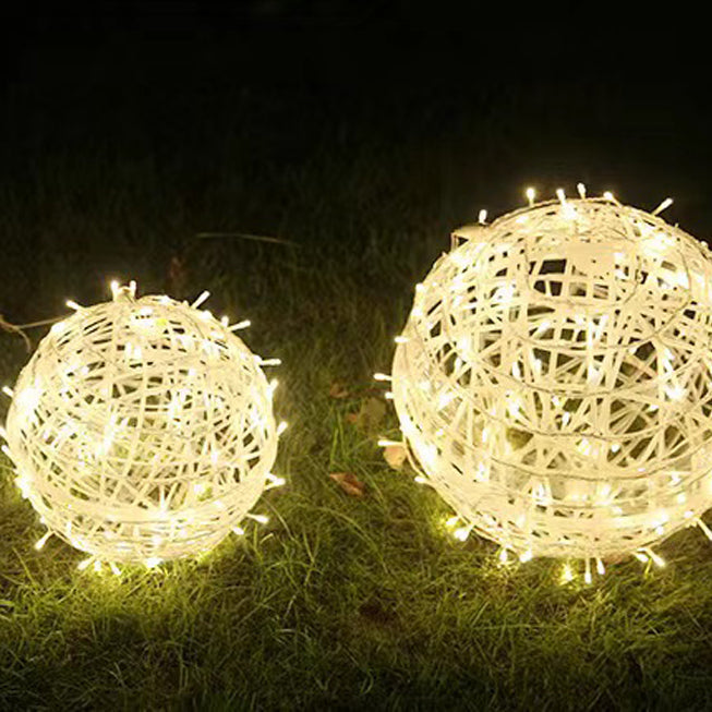 Modern Art Deco Waterproof PVC Hanging Ball Decoration LED Outdoor Pendant Light Outdoor Light For Garden | Kalsten