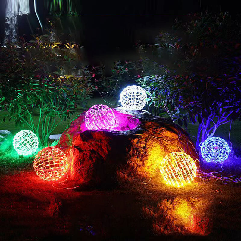 Modern Art Deco Waterproof PVC Hanging Ball Decoration LED Outdoor Pendant Light Outdoor Light For Garden | Kalsten