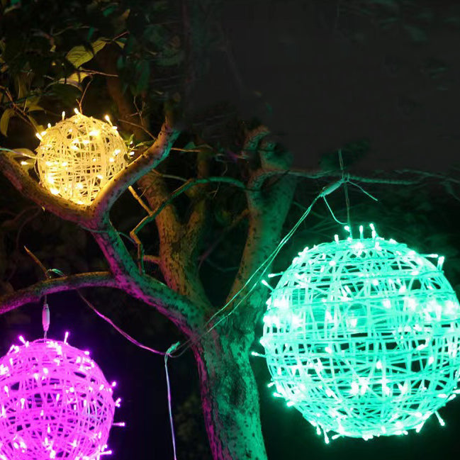 Modern Art Deco Waterproof PVC Hanging Ball Decoration LED Outdoor Pendant Light Outdoor Light For Garden | Kalsten