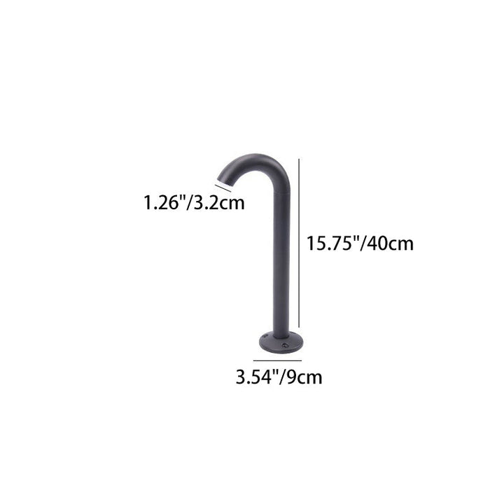 Contemporary Industrial Waterproof Aluminum Reinforced Glass Bent Tube LED Outdoor Light Landscape Lighting For Garden | Kalsten