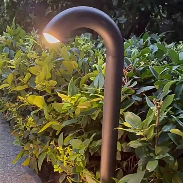 Contemporary Industrial Waterproof Aluminum Reinforced Glass Bent Tube LED Outdoor Light Landscape Lighting For Garden | Kalsten