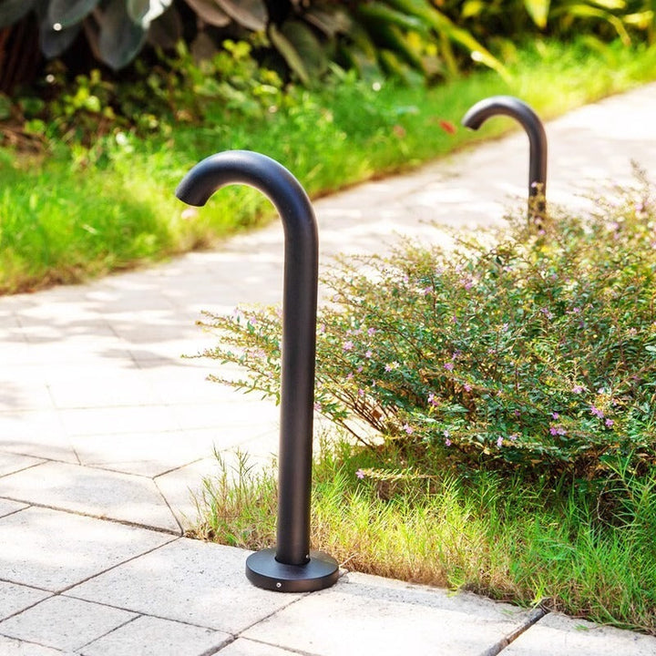 Contemporary Industrial Waterproof Aluminum Reinforced Glass Bent Tube LED Outdoor Light Landscape Lighting For Garden | Kalsten