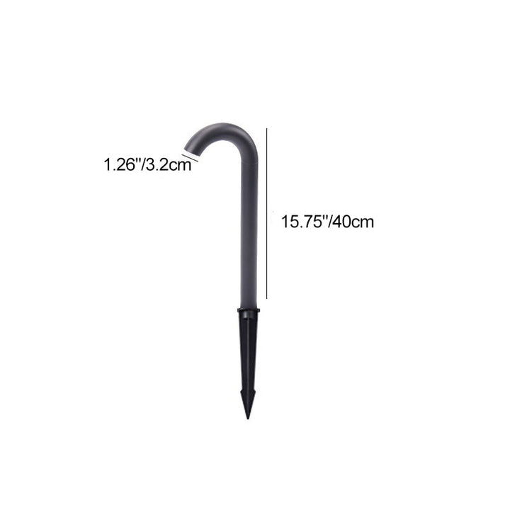 Contemporary Industrial Waterproof Aluminum Reinforced Glass Bent Tube LED Outdoor Light Landscape Lighting For Garden | Kalsten