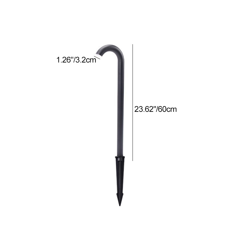 Contemporary Industrial Waterproof Aluminum Reinforced Glass Bent Tube LED Outdoor Light Landscape Lighting For Garden | Kalsten