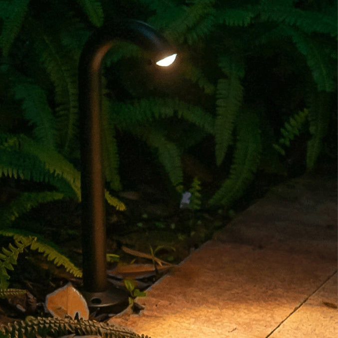 Contemporary Industrial Waterproof Aluminum Reinforced Glass Bent Tube LED Outdoor Light Landscape Lighting For Garden | Kalsten