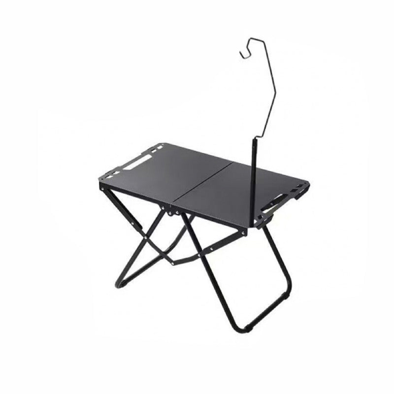 Modern Minimalist Rectangular Carbon Steel Foldable Folding Table For Outdoor | Kalsten