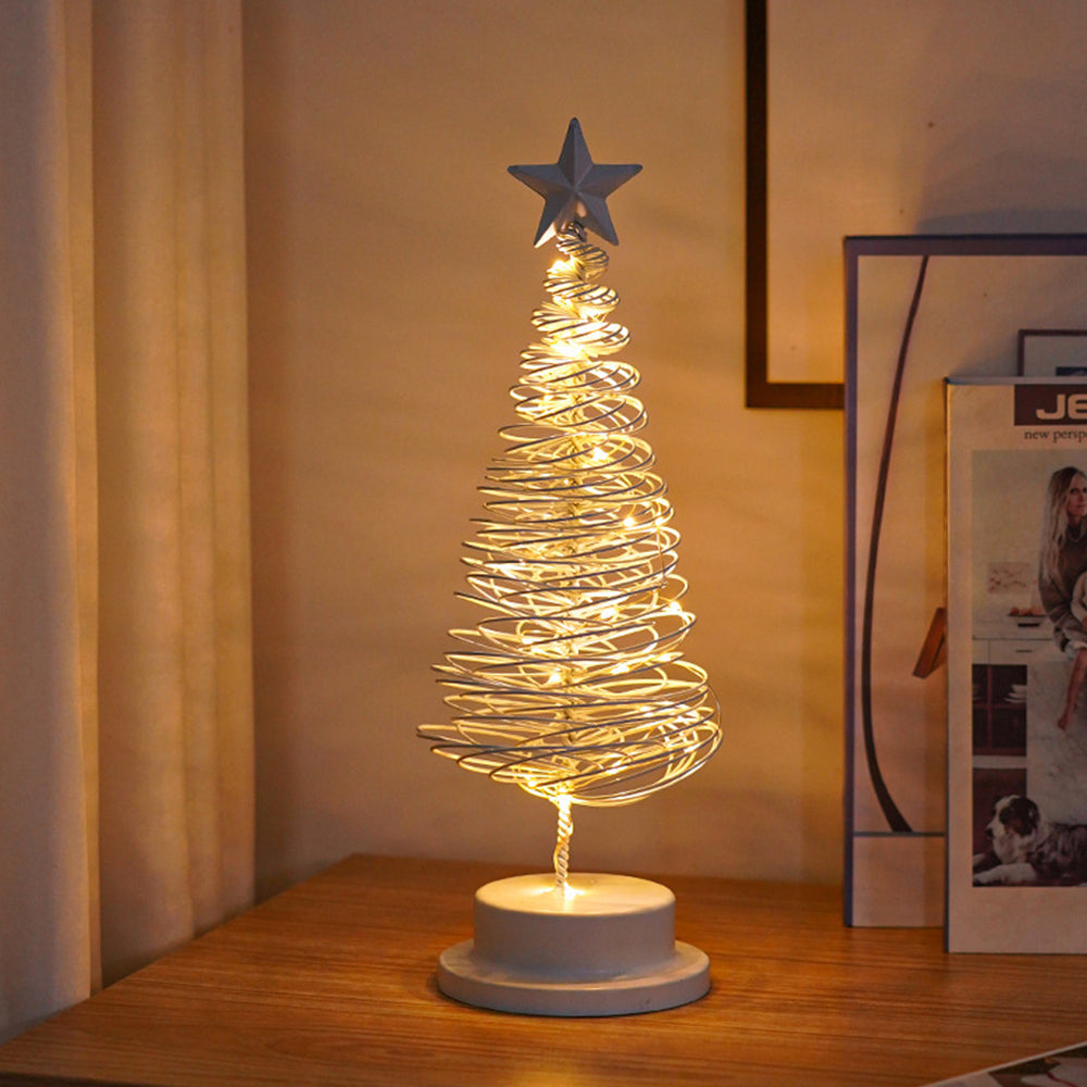 Table Lamp with LED Lights and Metal Tree | Kalsten