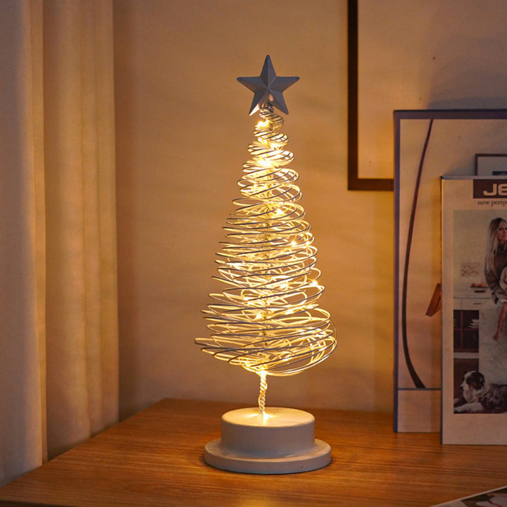 Table Lamp with LED Lights and Metal Tree | Kalsten