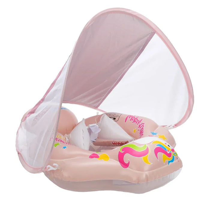 Inflatable Baby Swim Ring with Sunshade - Safe and Comfortable | Kalsten