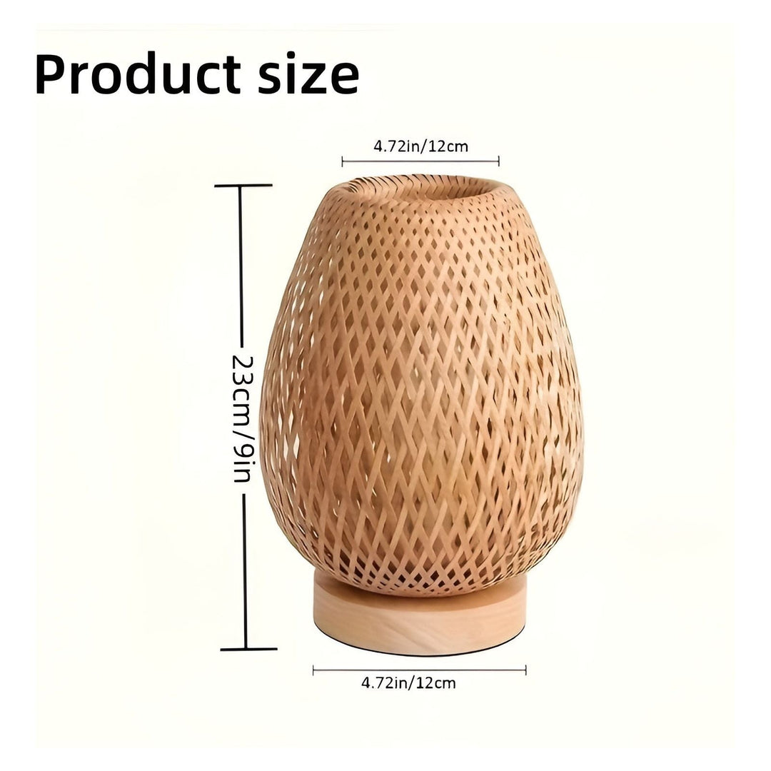 Aura Lamp - Bamboo USB-powered Table Lamp for the Bedroom | Kalsten