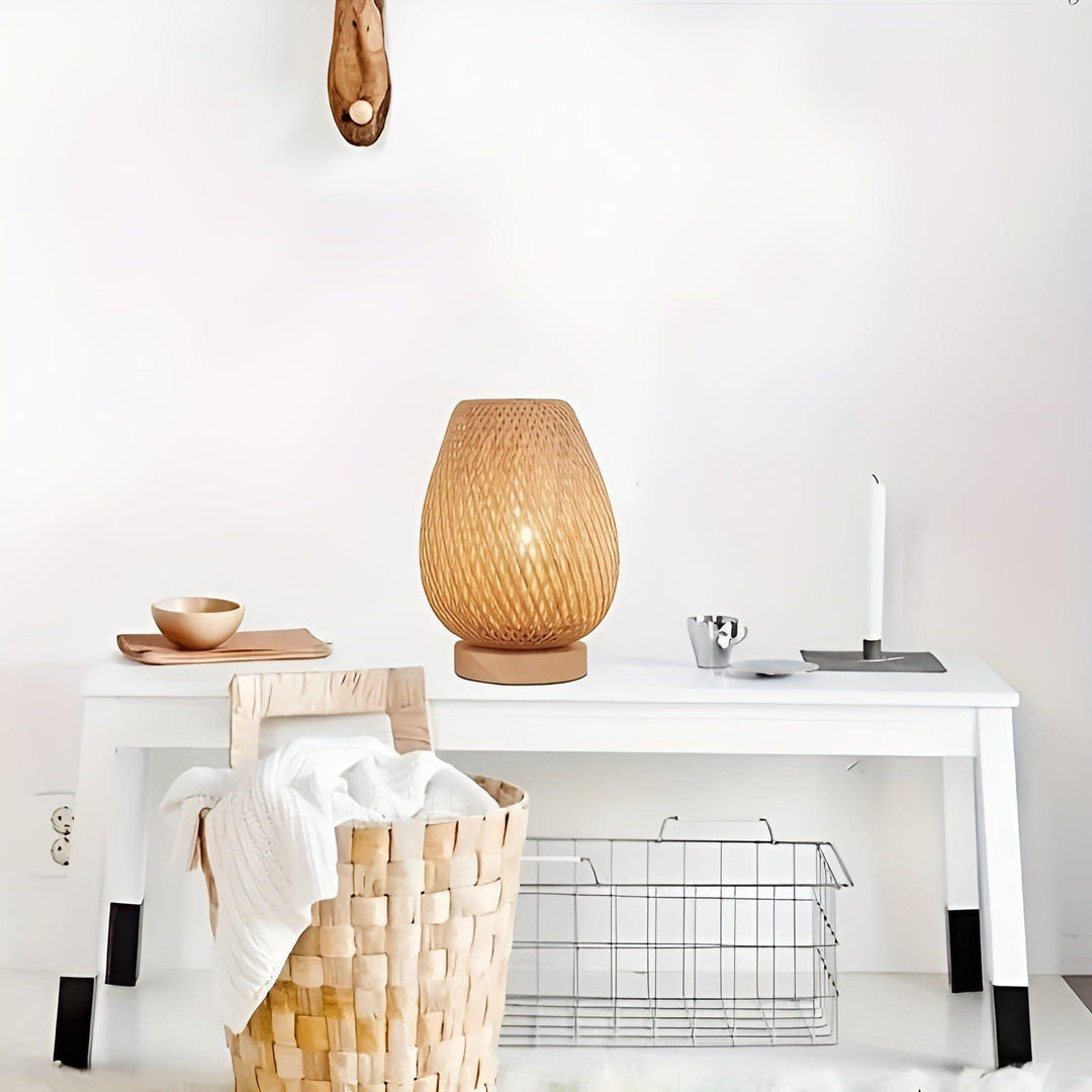 Aura Lamp - Bamboo USB-powered Table Lamp for the Bedroom | Kalsten