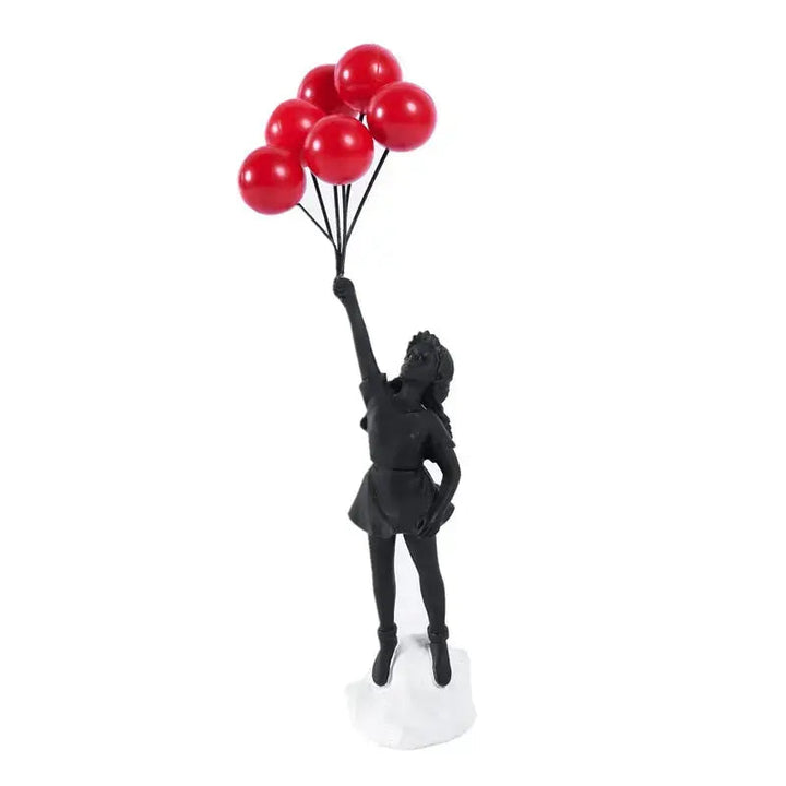 Kalsten | Banksy flying Balloon Girl Statue