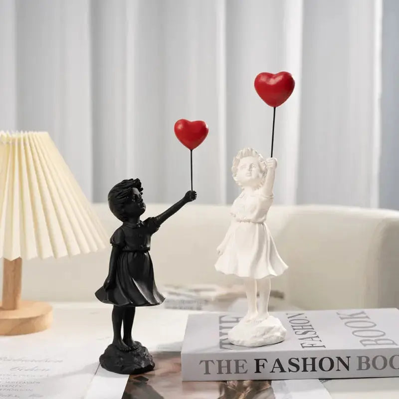 Kalsten | Banksy flying Balloon Girl Statue