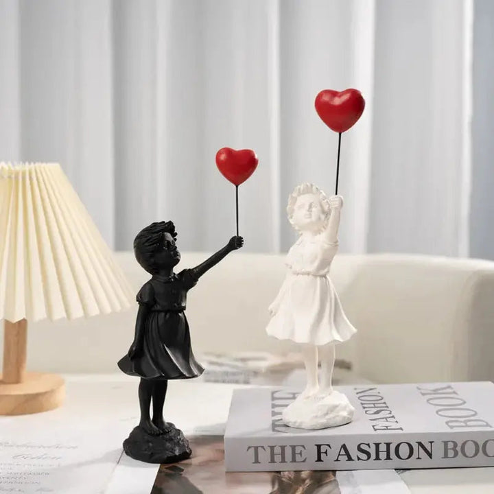 Kalsten | Banksy flying Balloon Girl Statue