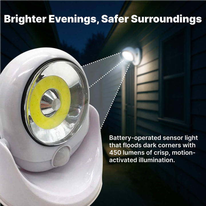 Motion Sensor Outdoor Security Light – 450lm